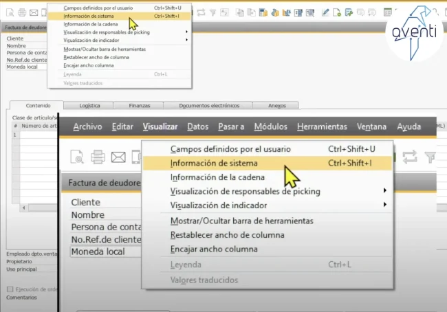 informacion sap b1 facturas pagadas