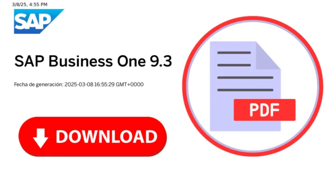Descarga Gratis Manual Completo en PDF SAP B1 Version 9.3