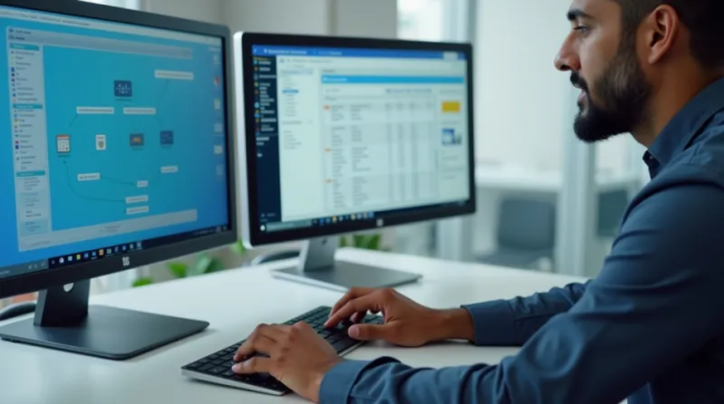 Ingeniero dando soporte a usuarios de SAP Business One en la version 10.0