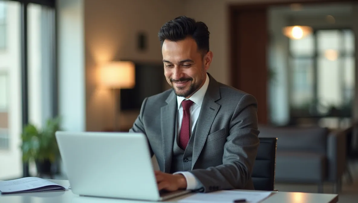 Profesional mexicano solucionando confiablemente discrepancias financieras en moderno entorno empresarial, previniendo errores del cierre anual.