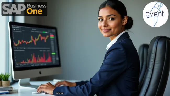 Profesional de finanzas mexicana trabajando en configuración de sistema, demostrando el proceso paso a paso para implementar control de caja chica.