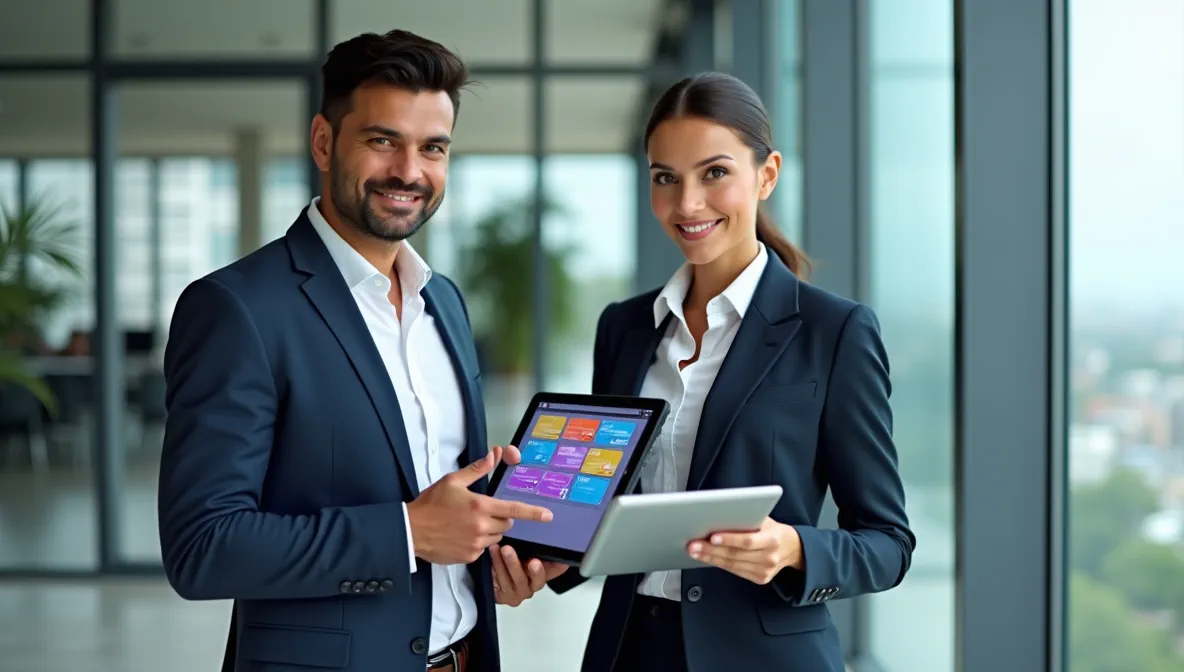 Profesionales mexicanos mostrando procesos digitales de trazabilidad detallada de componentes y productos terminados mediante SAP Business One.